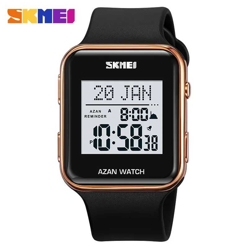 Jam Tangan Pria Digital Kiblat Original SKMEI DG2211 Rose