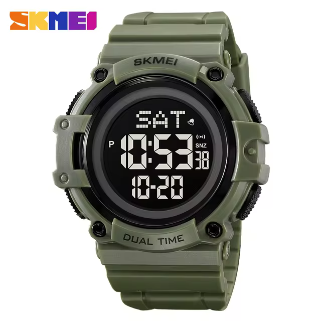 Jam Tangan Pria Digital Original SKMEI DG2230 Army