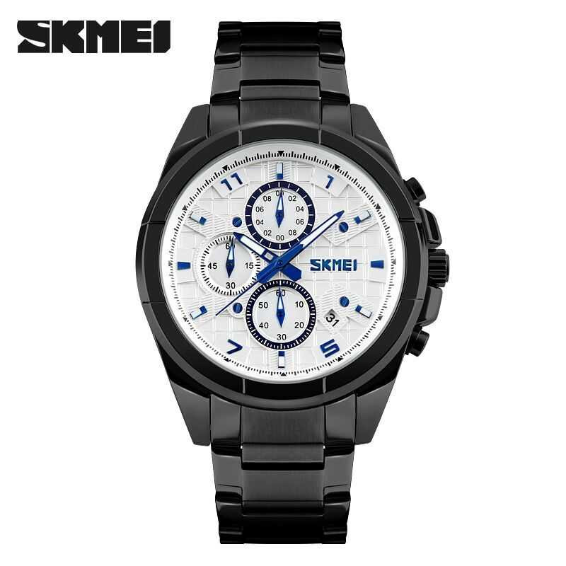 Jual Jam Tangan Pria SKMEI Analog Casual Men Stainless 