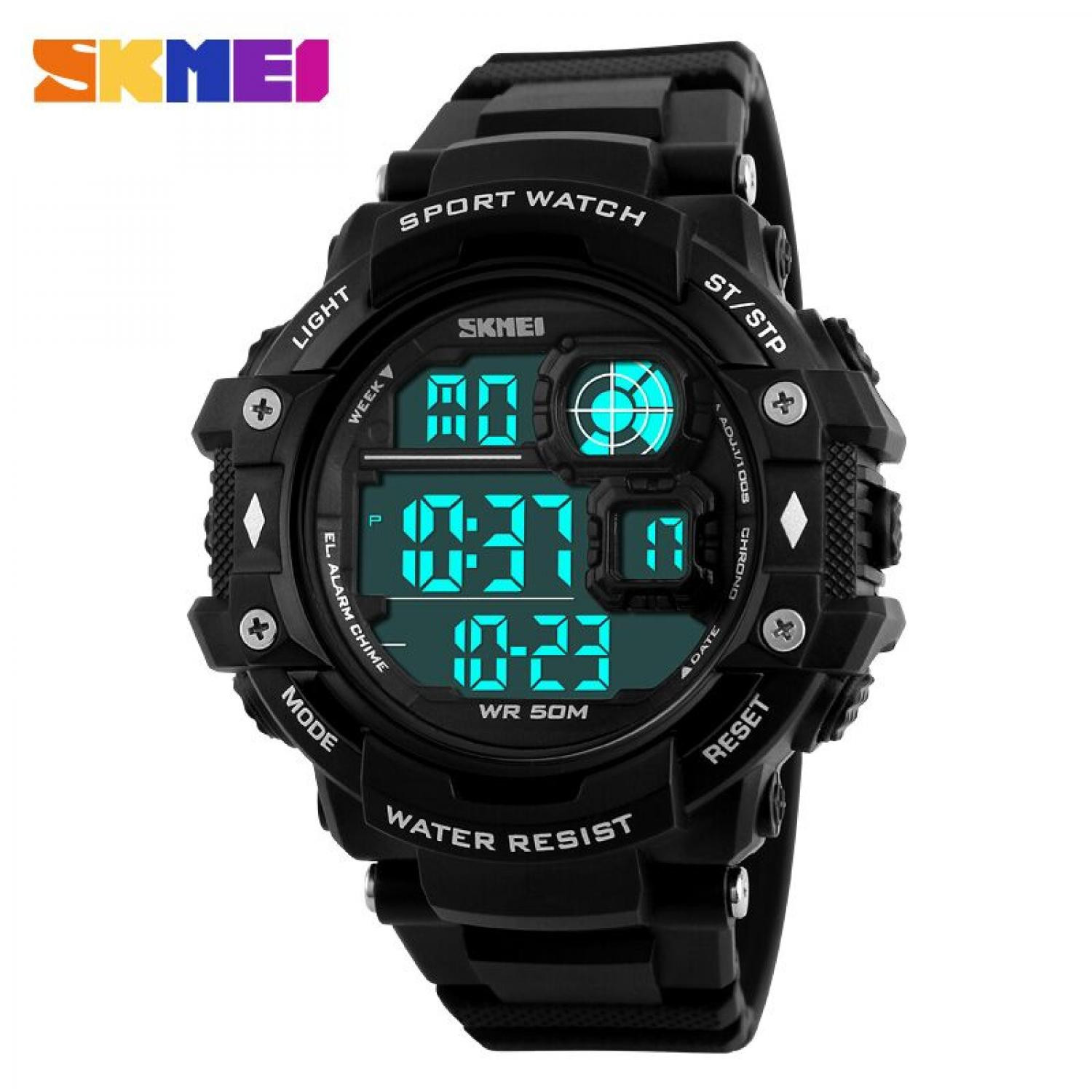  Jam  Tangan  LED  Original SKMEI Model 1068 DG1068