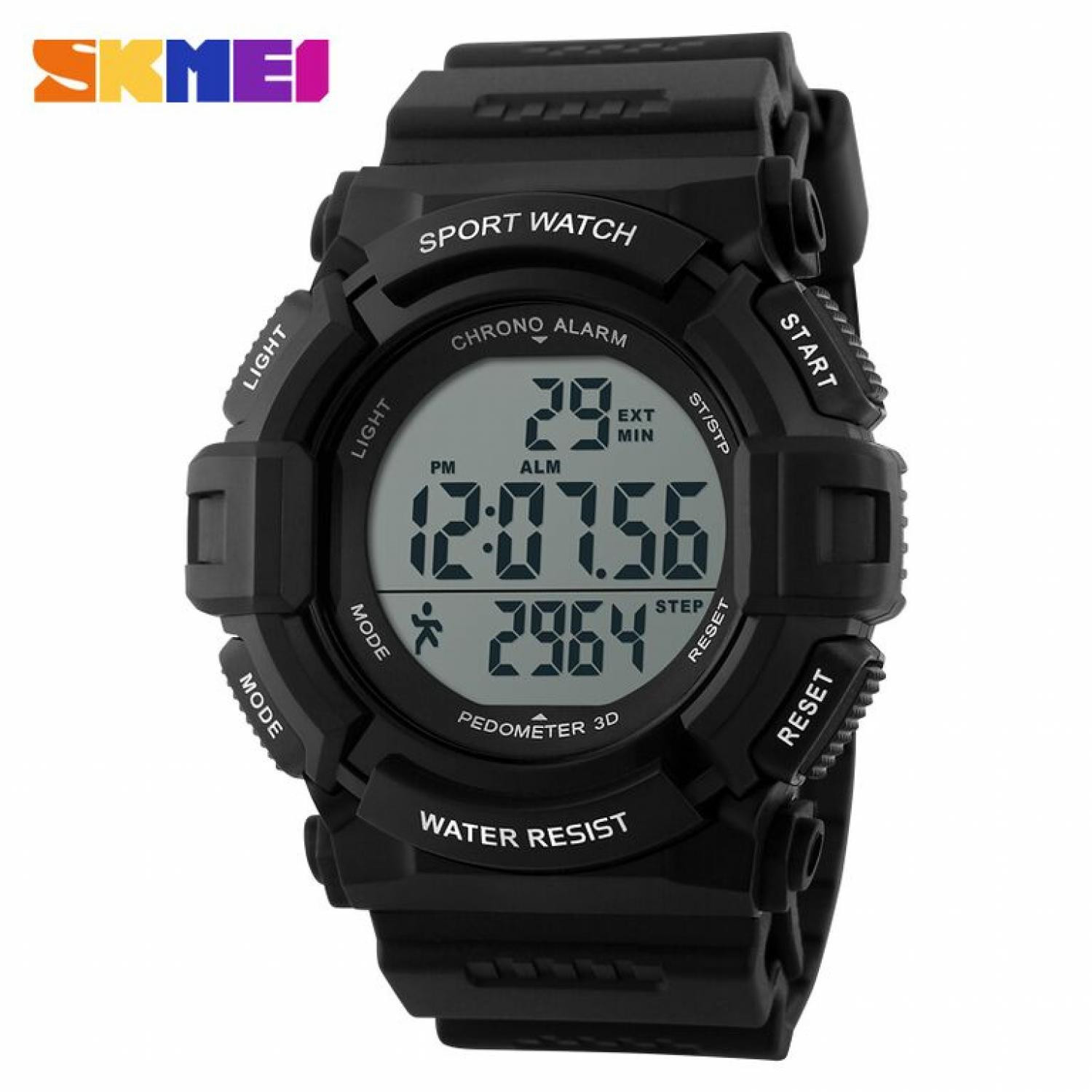 Jual Jam Tangan Pria SKMEI Digital S-Shock Pedometer Sport