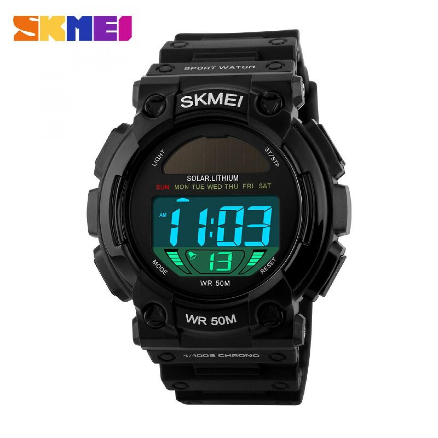 Jual Jam Tangan Pria SKMEI Digital Solar Power S-Shock