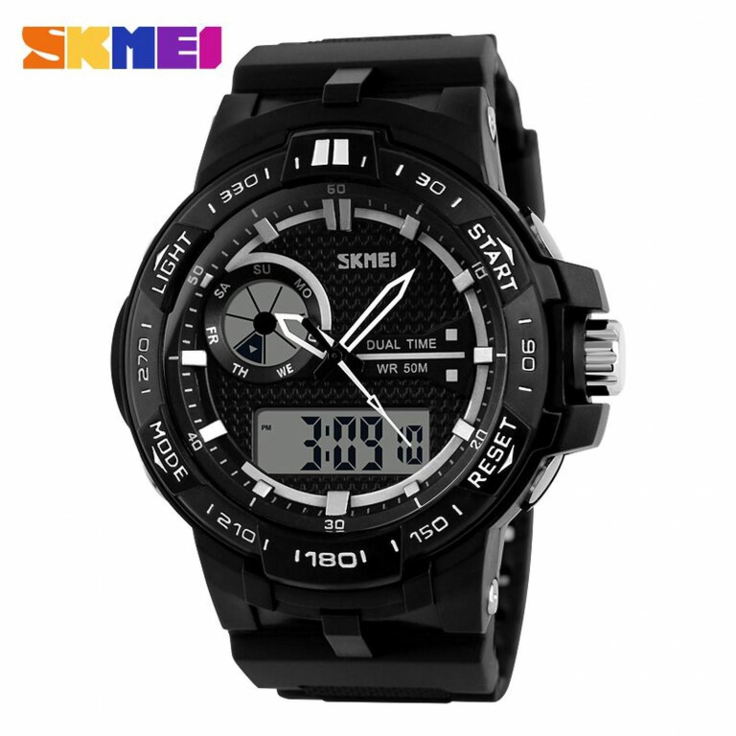 Jual Jam  Tangan  Pria SKMEI  Dual Time Casio Men Sport LED  