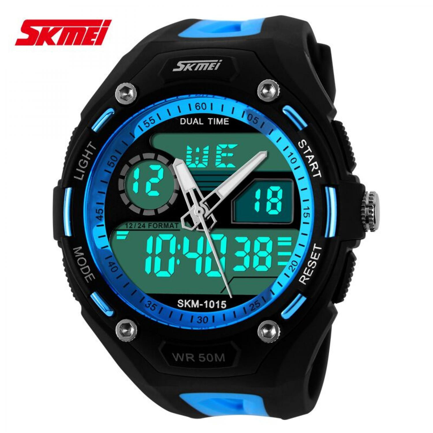 Jual Jam Tangan Pria SKMEI Dual Time S-Shock Sport Watch 