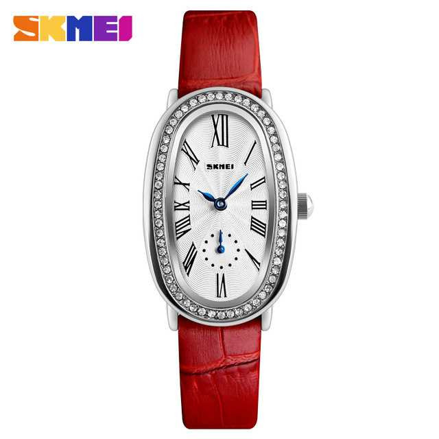 Jual Jam Tangan Wanita SKMEI Fashion Casual Leather Strap 