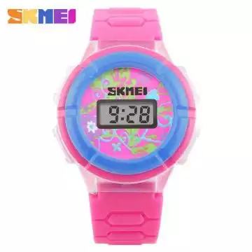 Jam Tangan Anak LED SKMEI DG1097 Pink