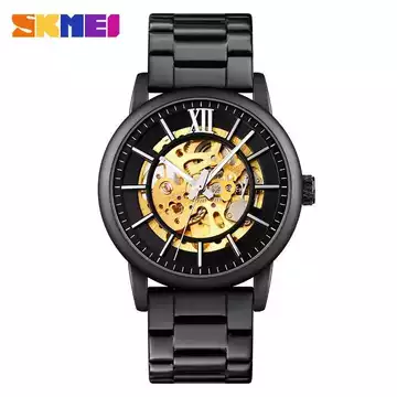 Jam Tangan Pria Automatic Original Stainless SKMEI 9242CS