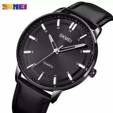 Jam Tangan Pria Original Analog Leather SKMEI 1662CL