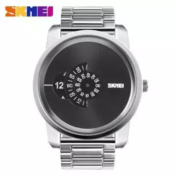 Jam Tangan Pria Analog Original SKMEI AD1171 Silver