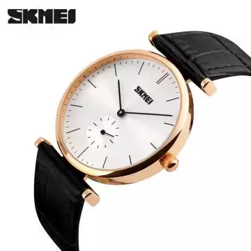 Jam Tangan Pria Analog Leather Original SKMEI 1175CL