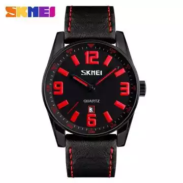 Jam Tangan Pria Analog Leather Original SKMEI 9137CL