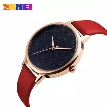 Jam Tangan Wanita Analog Leather Original SKMEI 9141CL