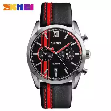 Jam Tangan Pria Analog Leather Original SKMEI 9148CL