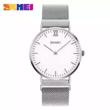 Jam Tangan Pria Analog Stainless Original SKMEI 1318CS