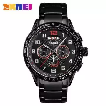 Jam Tangan Pria Analog Stainless Original SKMEI 9176CS