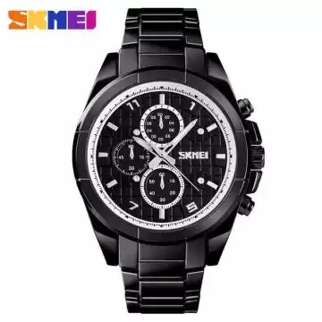 Jam Tangan Pria Analog Stainless Original SKMEI 1378CS