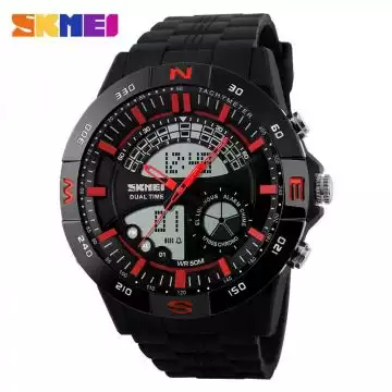 Jam Tangan Pria Original SKMEI AD1110 Merah