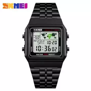 Jam Tangan Pria Digital Stainless Original SKMEI DG1338