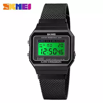 Jam Tangan Pria Digital Stainless Original SKMEI DG1639