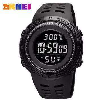 Jam Tangan Pria Digital Termometer Original SKMEI DG1681 Hitam