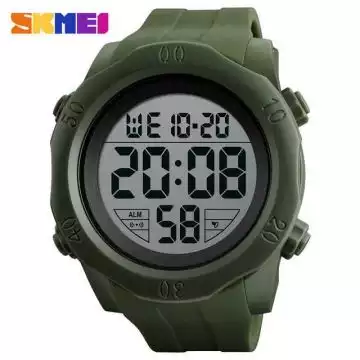 Jam Tangan Pria Digital Original SKMEI DG1305 Hijau