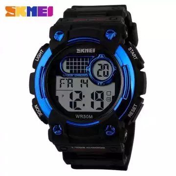 Jam Tangan Pria Digital Original SKMEI DG1054 Biru