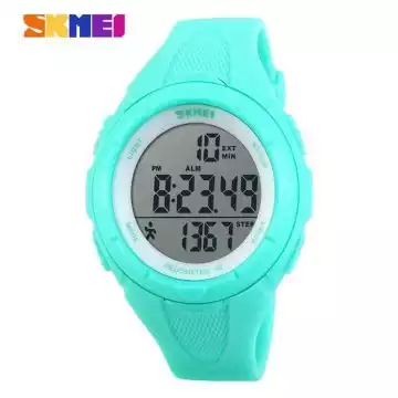 Jam Tangan Pria Digital Pedometer Original SKMEI DG1108S Biru