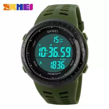 Jam Tangan Pria Digital Pedometer Original SKMEI DG1177S