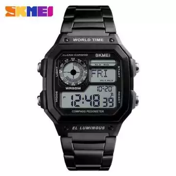 Jam Tangan Pria Digital Pedometer Original SKMEI DG1382