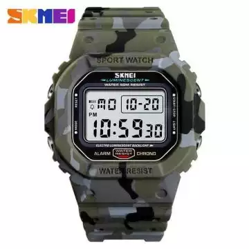 Jam Tangan Pria Digital Original SKMEI DG1471 Camouflage