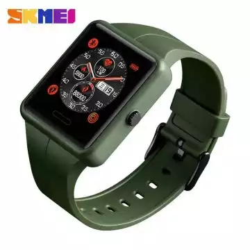 Jam Tangan Pria Smart Watch Bluetooth Original SKMEI DG1525 Hijau