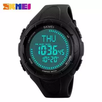 Jam Tangan Pria Digital Compass Original SKMEI DG1232