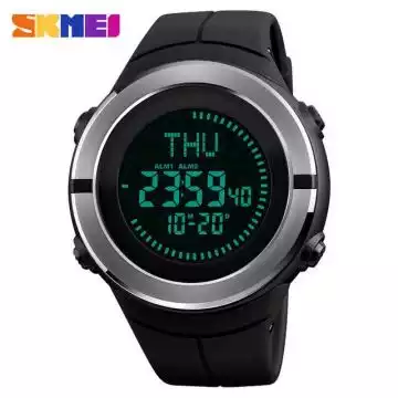 Jam Tangan Pria Digital Compass Original SKMEI DG1294