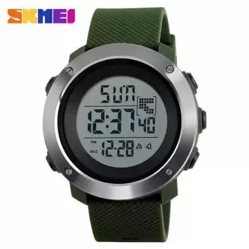 Jam Tangan Pria Digital Original SKMEI DG1268 Hijau