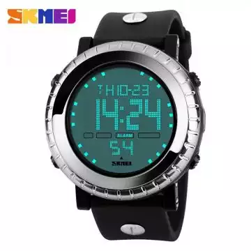 Jam Tangan Pria Digital Original SKMEI DG1172 Silver