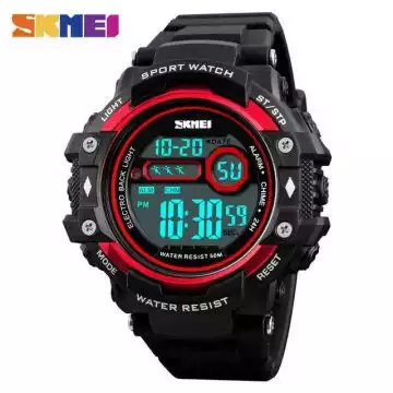 Jam Tangan Pria Digital Original SKMEI DG1325 Merah