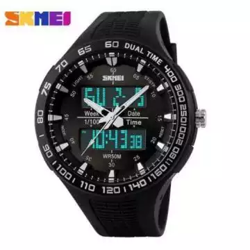 Jam Tangan Pria Dual Time  Original SKMEI AD1066