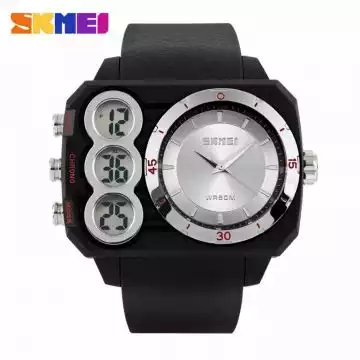 Jam Tangan Pria Dual Time Watch Original SKMEI AD1090