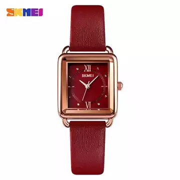 Jam Tangan Wanita Analog Original SKMEI 1702CL Merah