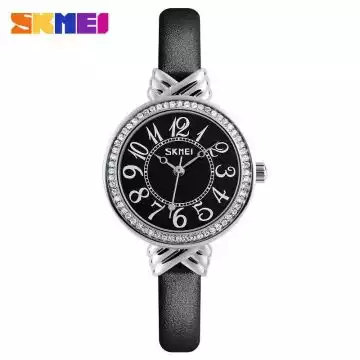 Jam Tangan Wanita Original SKMEI 9162 Hitam