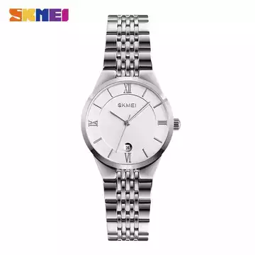 Jam Tangan Wanita Stainless Original SKMEI Q023CS Silver